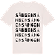 Vintage White t-shirt med Sången ordlek t-shirt
