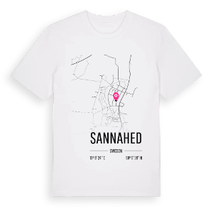 Sannahed karta t-shirt – ekologisk bomull t-shirt från Pinshirt