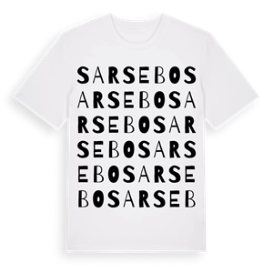 Sarsebo ordlek t-shirt – ekologisk bomull t-shirt från Pinshirt