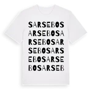 Sarsebo ordlek t-shirt – ekologisk bomull t-shirt från Pinshirt