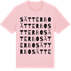 Pink Cotton t-shirt med Sätterbo ordlek t-shirt
