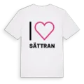 Jag älskar Sättran t-shirt stort tryck