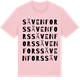 Pink Cotton t-shirt med Sävenfors ordlek t-shirt