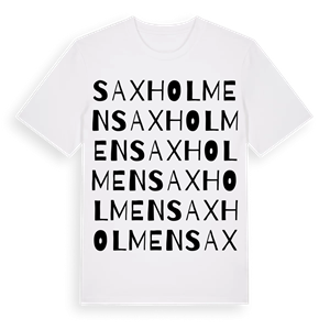 Saxholmen ordlek t-shirt – ekologisk bomull t-shirt från Pinshirt