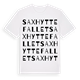 Saxhyttefallet ordlek t-shirt