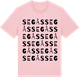 Pink Cotton t-shirt med Segås ordlek t-shirt