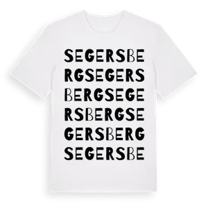 Segersberg ordlek t-shirt – ekologisk bomull t-shirt från Pinshirt