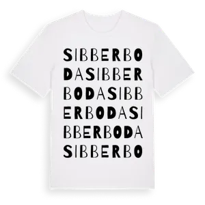 Sibberboda ordlek t-shirt – ekologisk bomull t-shirt från Pinshirt