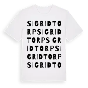 Sigridtorp ordlek t-shirt – ekologisk bomull t-shirt från Pinshirt