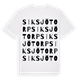 Siksjötorp ordlek t-shirt