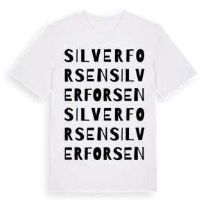 Silverforsen ordlek t-shirt – ekologisk bomull t-shirt från Pinshirt