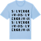 Blue Soul t-shirt med Silvergruvan ordlek t-shirt
