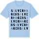 Blue Soul t-shirt med Silverhagen ordlek t-shirt