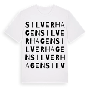 Silverhagen ordlek t-shirt – ekologisk bomull t-shirt från Pinshirt