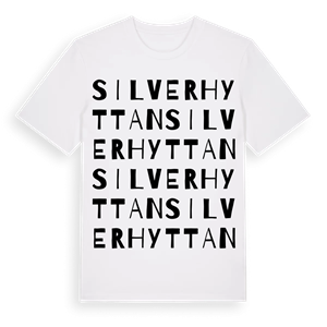 Silverhyttan ordlek t-shirt – ekologisk bomull t-shirt från Pinshirt