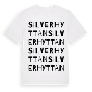 Silverhyttan ordlek t-shirt – ekologisk bomull t-shirt från Pinshirt