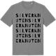 Mid Heather Gray t-shirt med Silverknuten ordlek t-shirt