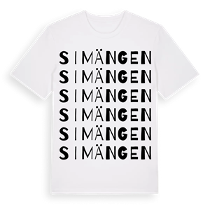 Simängen ordlek t-shirt – ekologisk bomull t-shirt från Pinshirt