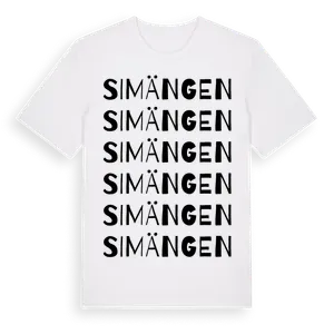 Simängen ordlek t-shirt – ekologisk bomull t-shirt från Pinshirt