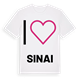 Jag älskar Sinai t-shirt stort tryck