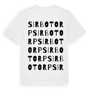 Sirbotorp ordlek t-shirt – ekologisk bomull t-shirt från Pinshirt