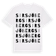 Sirsjöberg ordlek t-shirt