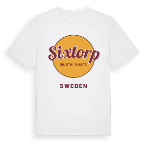 Sixtorp cirkel t-shirt – ekologisk bomull t-shirt från Pinshirt