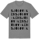 Mid Heather Gray t-shirt med Sjöboviken ordlek t-shirt