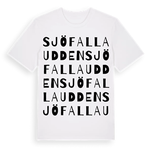 Sjöfallaudden ordlek t-shirt – ekologisk bomull t-shirt från Pinshirt
