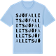 Blue Soul t-shirt med Sjöfallet ordlek t-shirt
