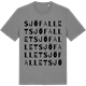 Mid Heather Gray t-shirt med Sjöfallet ordlek t-shirt