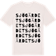 Vintage White t-shirt med Sjögärdet ordlek t-shirt