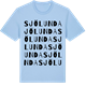 Blue Soul t-shirt med Sjölunda ordlek t-shirt