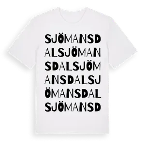 Sjömansdal ordlek t-shirt – ekologisk bomull t-shirt från Pinshirt