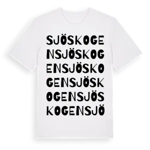 Sjöskogen ordlek t-shirt – ekologisk bomull t-shirt från Pinshirt