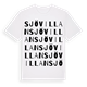 Sjövillan ordlek t-shirt