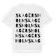 Skagersholm ordlek t-shirt