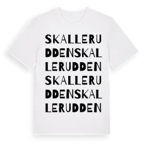 Skallerudden ordlek t-shirt – ekologisk bomull t-shirt från Pinshirt