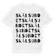 Skålsundet ordlek t-shirt