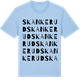 Blue Soul t-shirt med Skankerud ordlek t-shirt