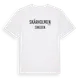 White t-shirt med Skärholmen i Sverige t-shirt
