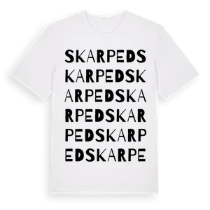 Skarped ordlek t-shirt – ekologisk bomull t-shirt från Pinshirt