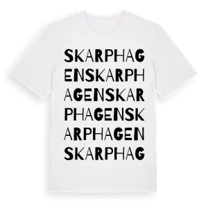 Skarphagen ordlek t-shirt – ekologisk bomull t-shirt från Pinshirt