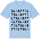 Blue Soul t-shirt med Skarptäkt ordlek t-shirt