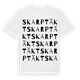 Skarptäkt ordlek t-shirt