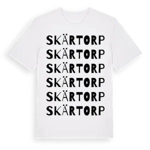 Skärtorp ordlek t-shirt – ekologisk bomull t-shirt från Pinshirt