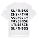 Skatmossen ordlek t-shirt
