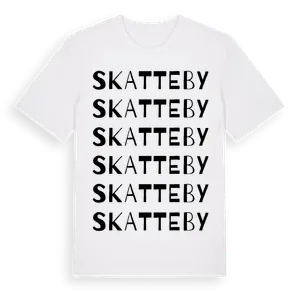 Skatteby ordlek t-shirt – ekologisk bomull t-shirt från Pinshirt