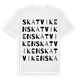 Skatviken ordlek t-shirt
