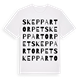 White t-shirt med Skeppartorpet ordlek t-shirt